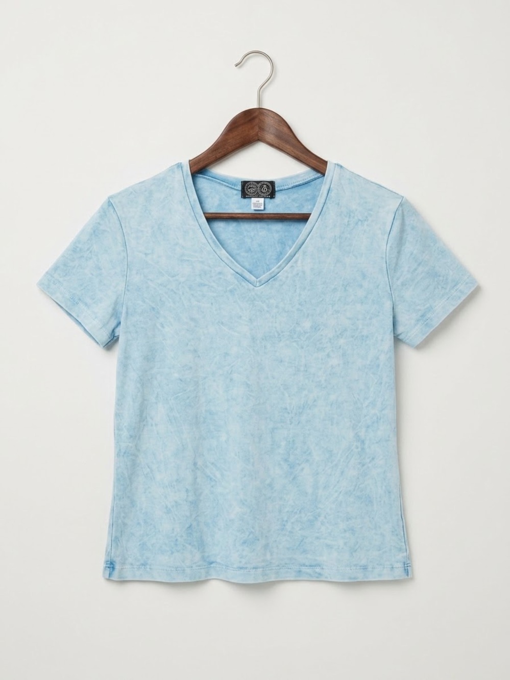 Women’s Light Blue V-Neck Tee